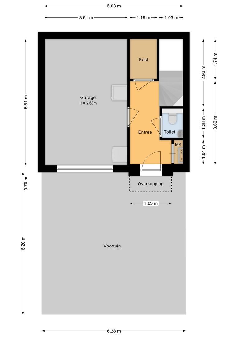 Asserstraat 28, Katwijk plattegrond-0