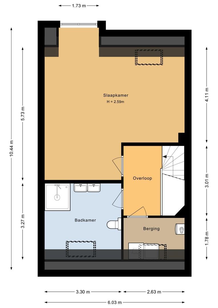 Asserstraat 28, Katwijk plattegrond-3