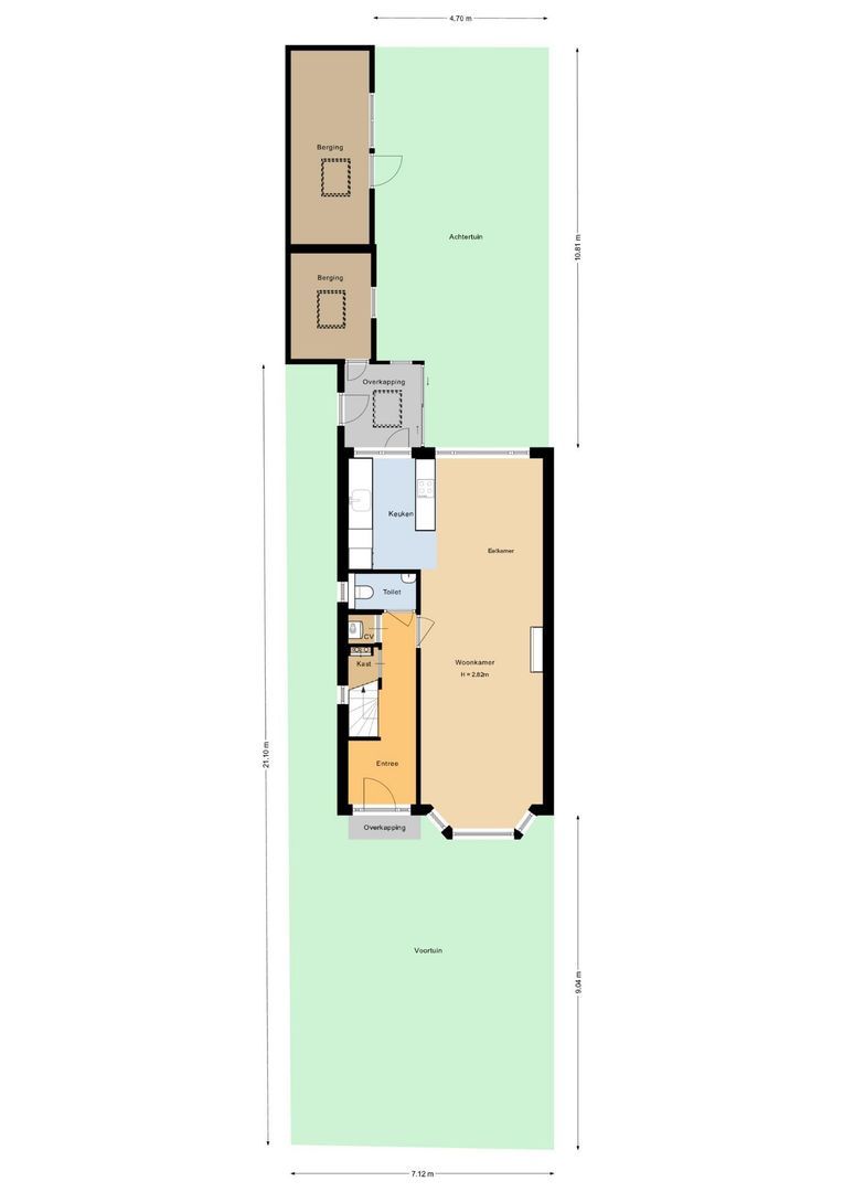 Herenstraat 31, Voorhout plattegrond-0