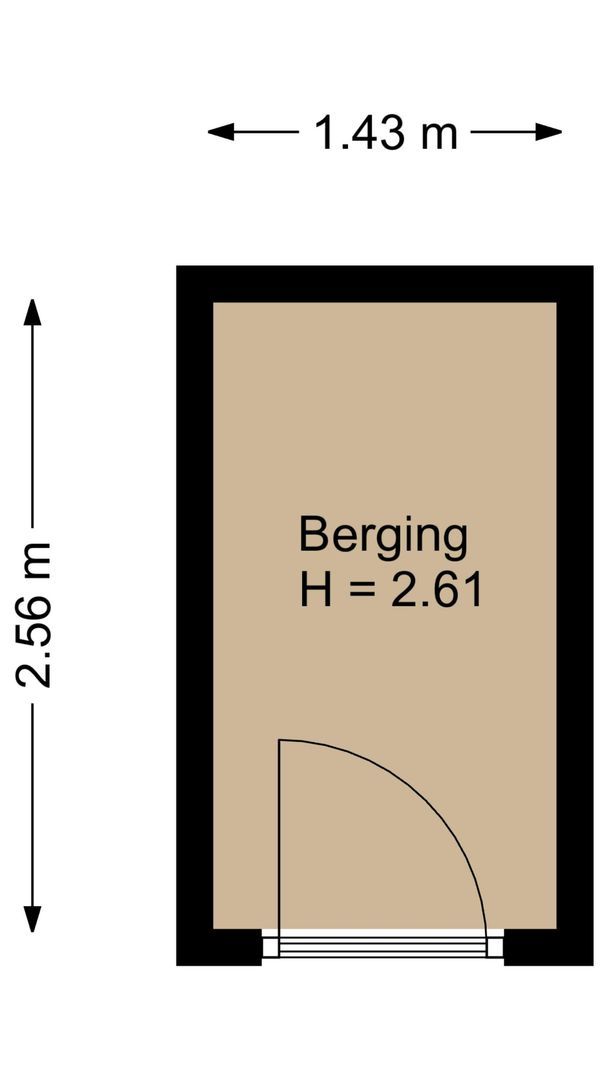 Duinroos 45, Noordwijk plattegrond-1