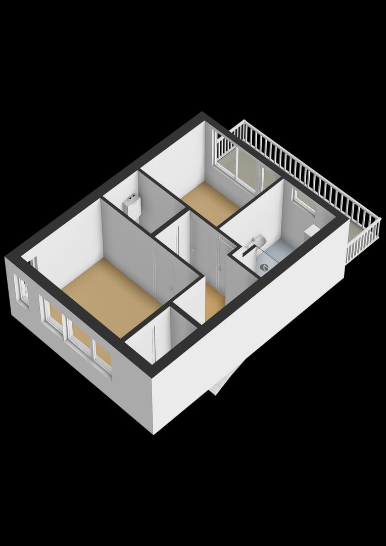 de la Bassecour Caanstraat 125, Noordwijk plattegrond-6