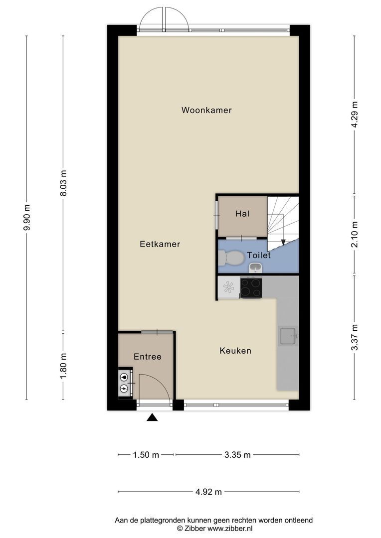 Langevelderweg 141, Noordwijkerhout plattegrond-1