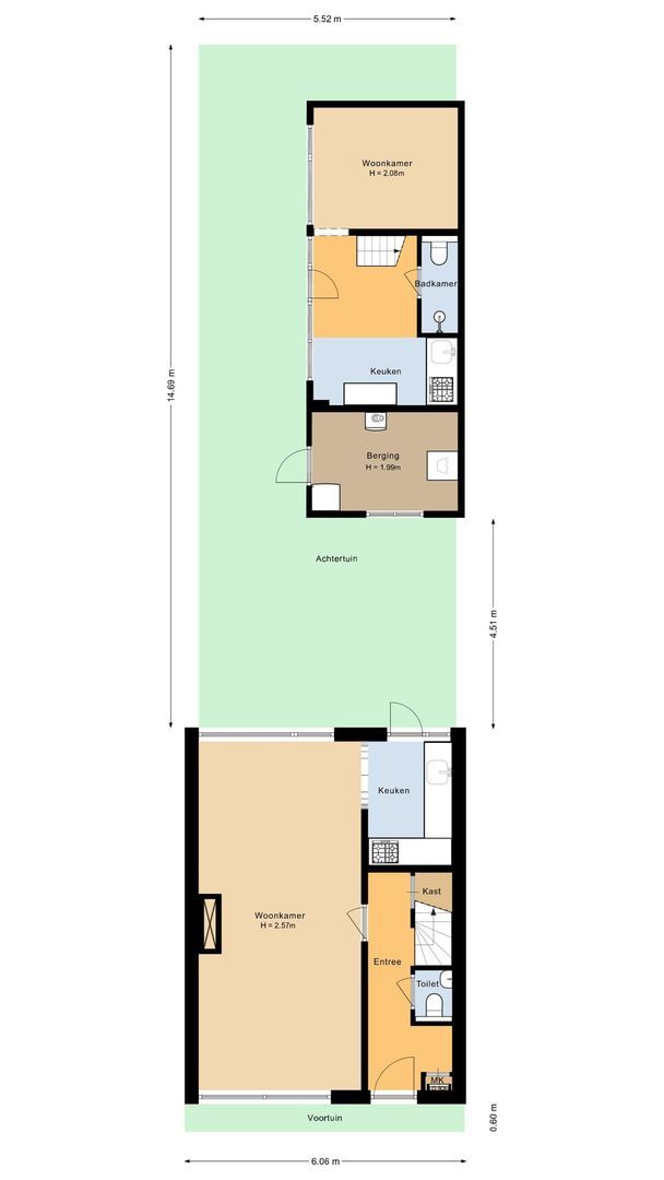 Marijkestraat 8, Noordwijk plattegrond-0
