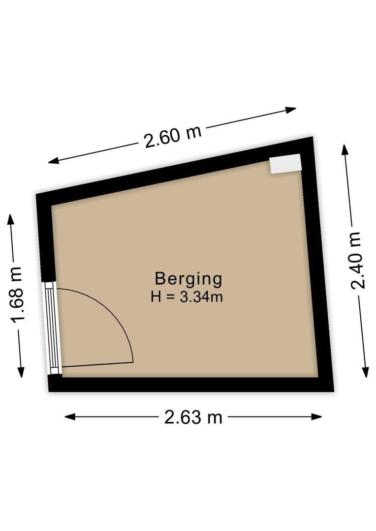 Groot Hoogwaak 107, Noordwijk plattegrond-1