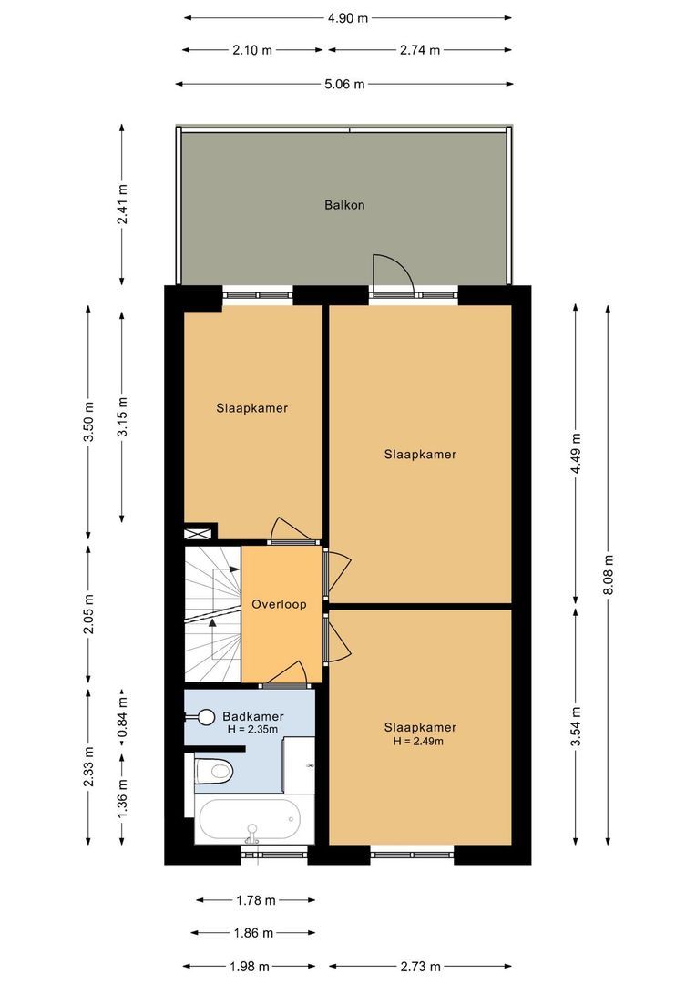 Alk 3, Noordwijk plattegrond-2