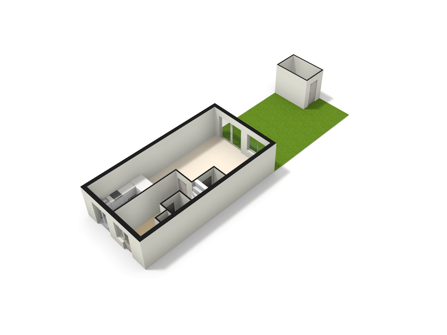 Nieuwe Voorstraat 55, Noordwijk plattegrond-4
