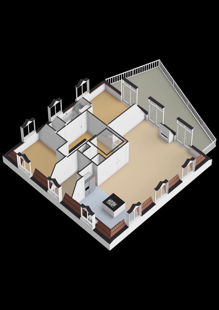 Voorstraat 153 A, Noordwijk plattegrond-2