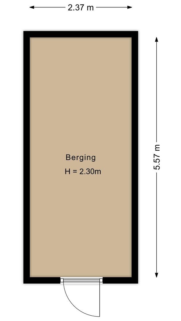 Koningin Astrid Boulevard 26 B, Noordwijk plattegrond-1