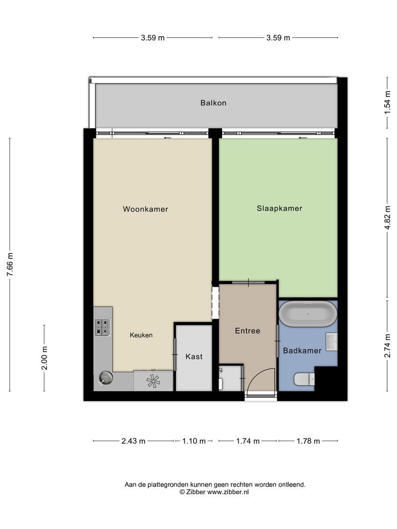 Duindistel 71, Noordwijk plattegrond-0