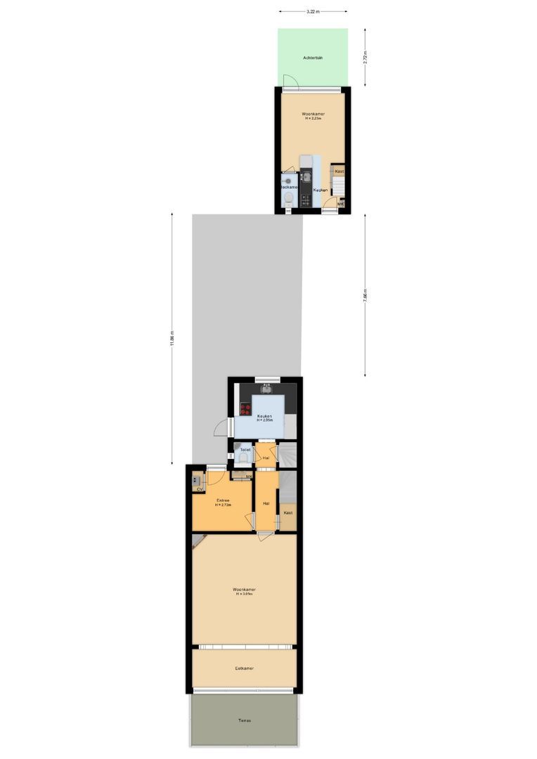 Koningin Astrid Boulevard 42, Noordwijk plattegrond-0