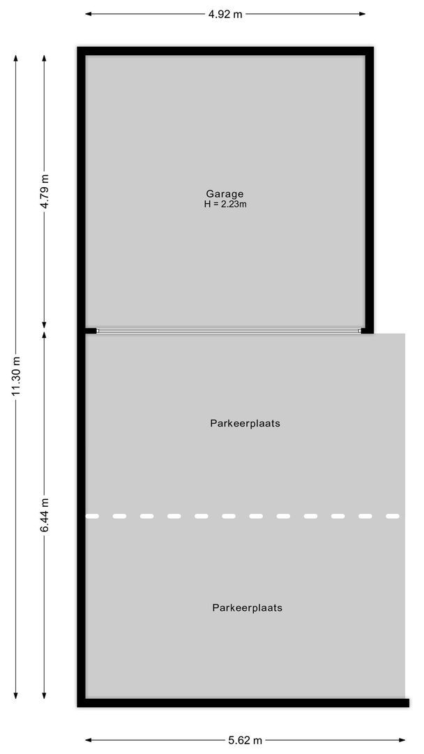 Rembrandtweg 9 B, Noordwijk plattegrond-1