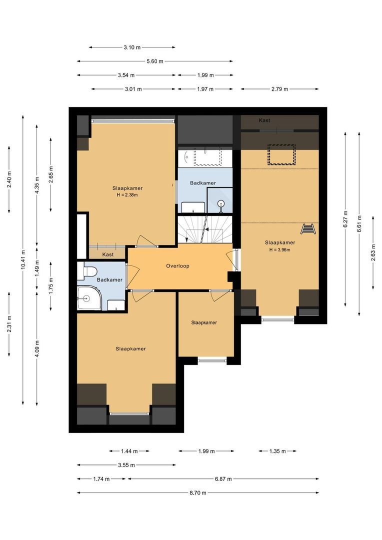 Het Laantje 27, Noordwijk plattegrond-2