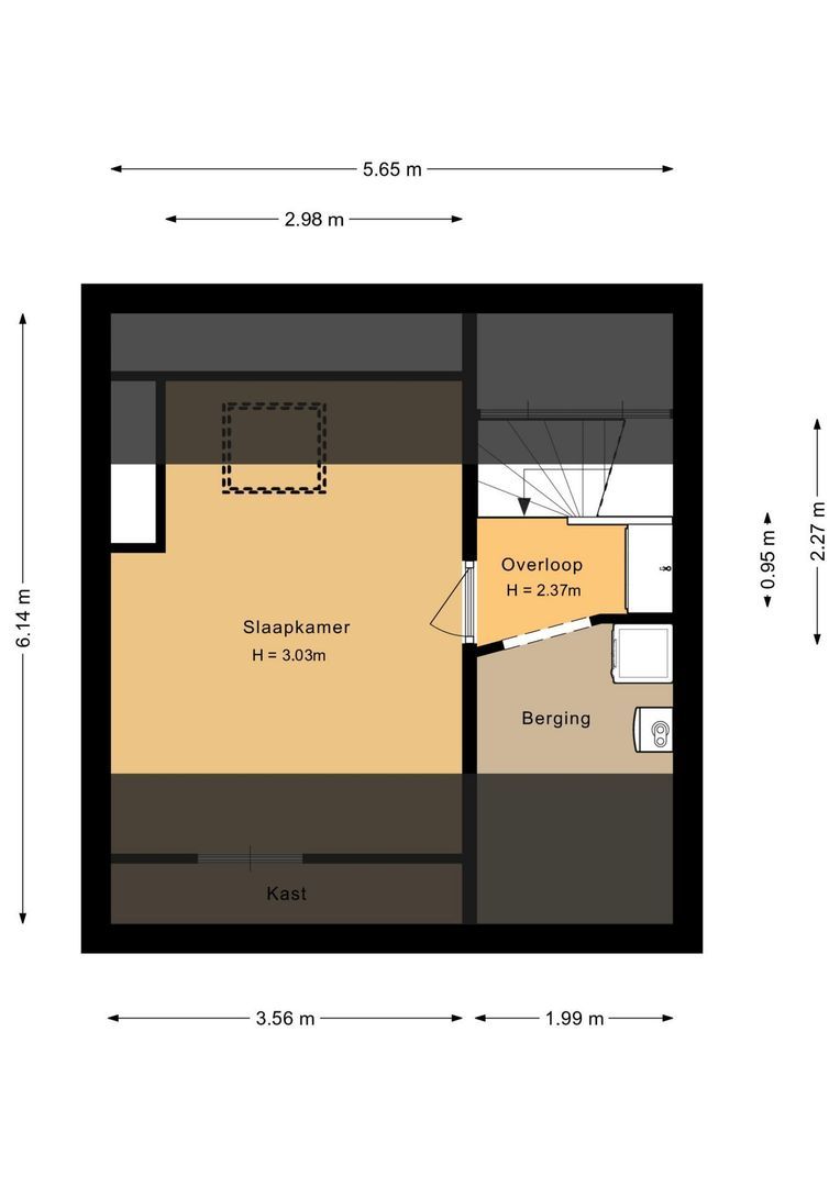 Het Laantje 27, Noordwijk plattegrond-3