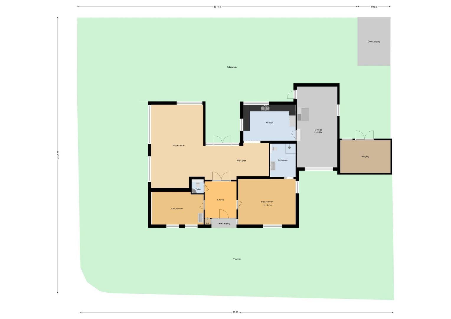 Goohorstlaan 7, Noordwijk plattegrond-0