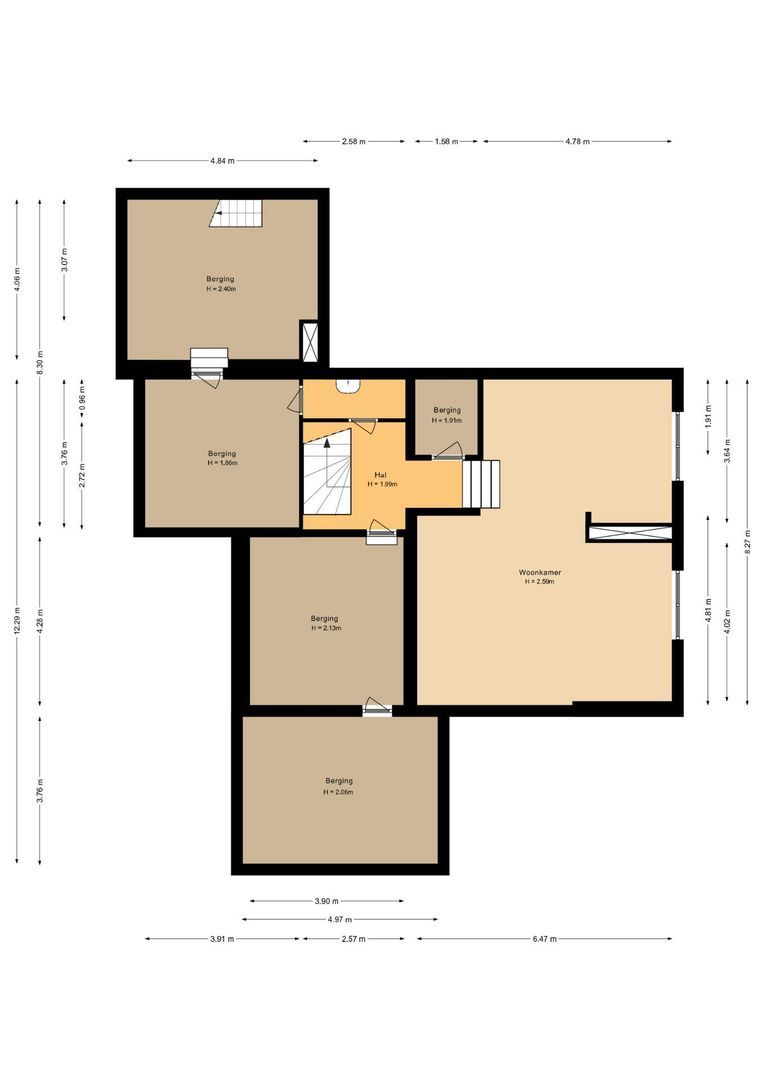 Atjehweg 9, Noordwijk plattegrond-4