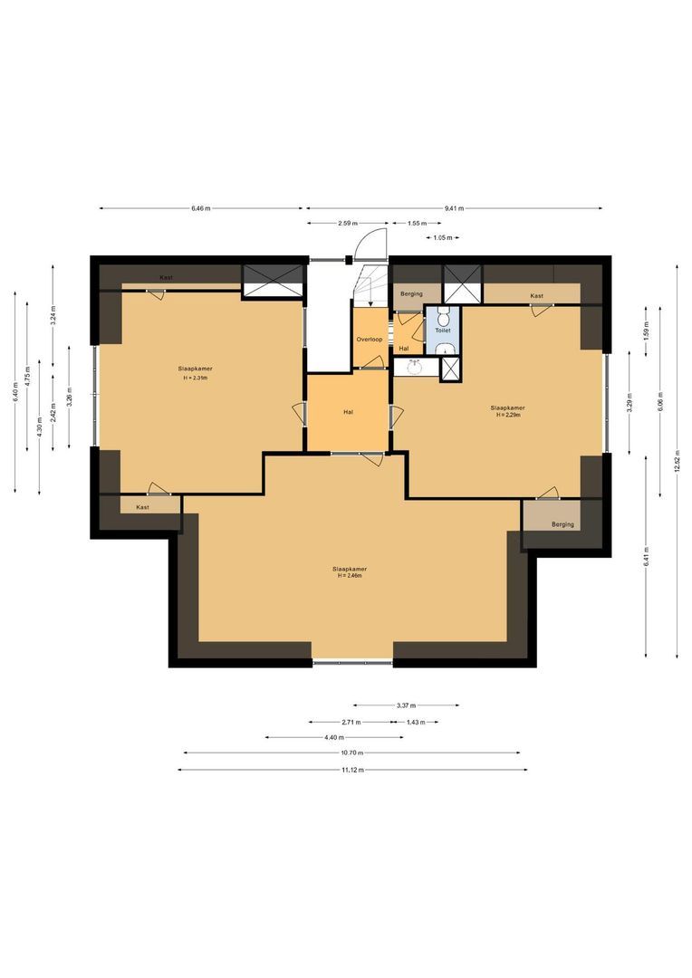 Atjehweg 9, Noordwijk plattegrond-5