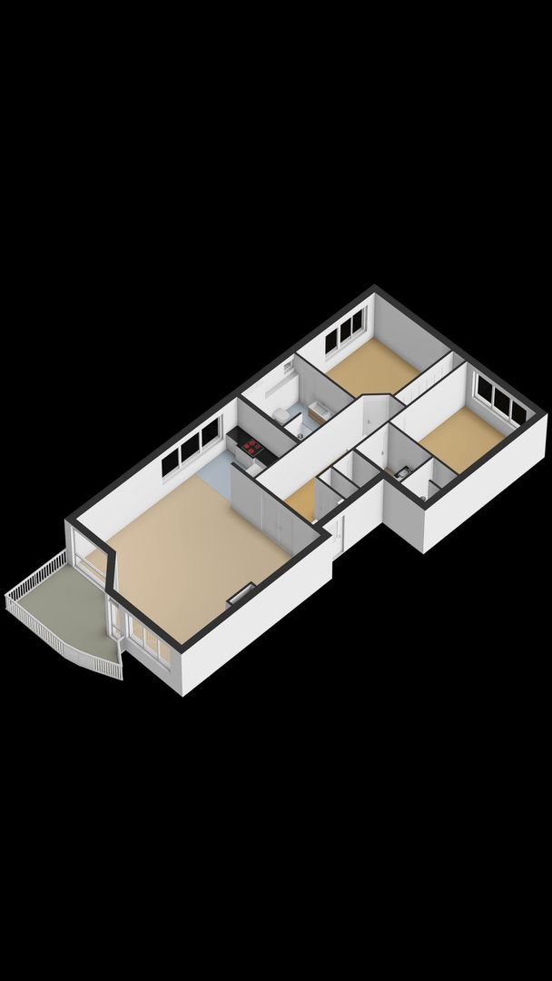 Oude Zeeweg 78 D, Noordwijk plattegrond-3