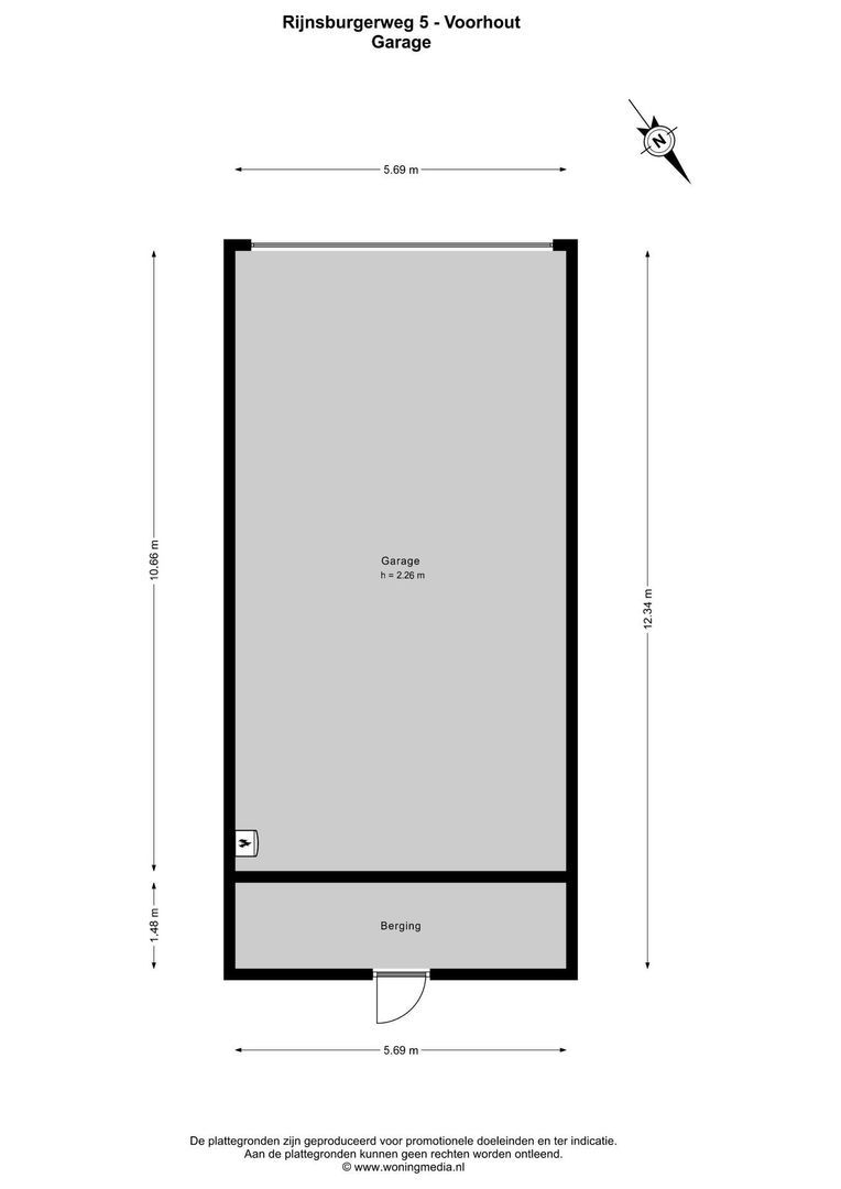 Rijnsburgerweg 5, Voorhout plattegrond-6