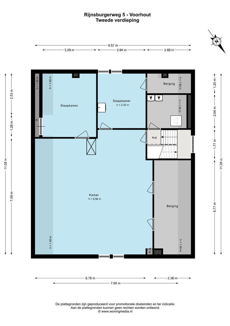 Rijnsburgerweg 5, Voorhout plattegrond-3