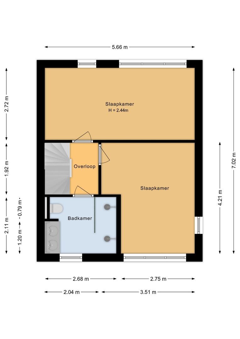 Schiestraat 20, Noordwijk plattegrond-2