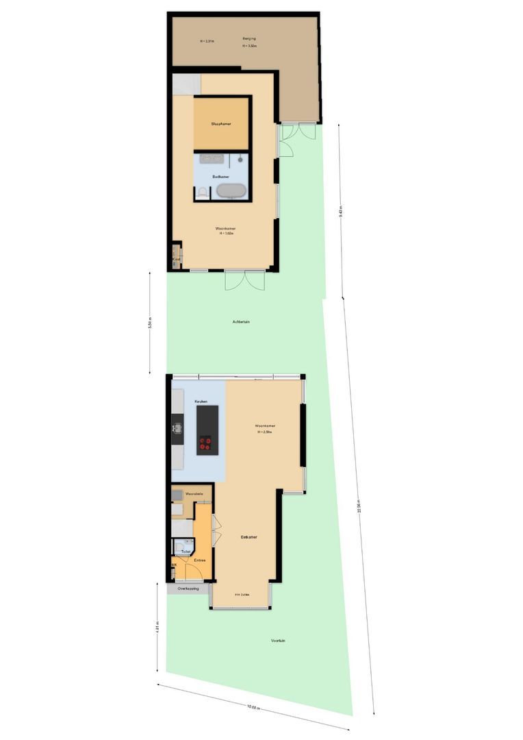 Schiestraat 20, Noordwijk plattegrond-0