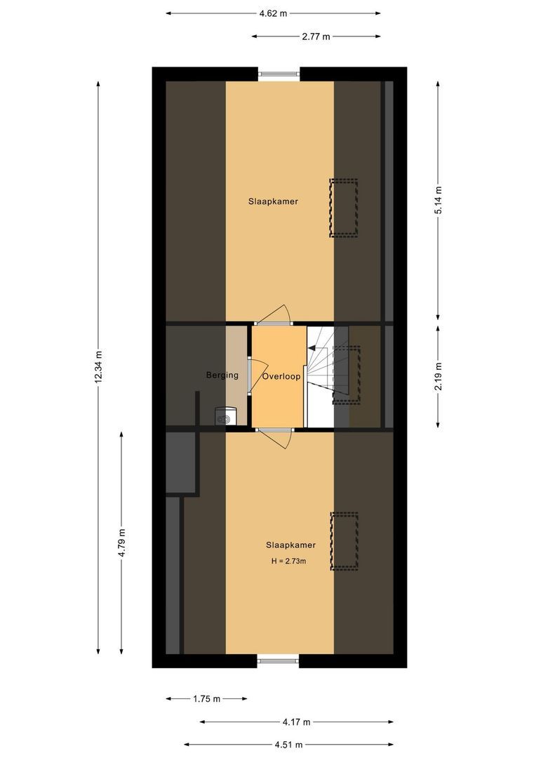 Javaweg 1, Noordwijk plattegrond-4