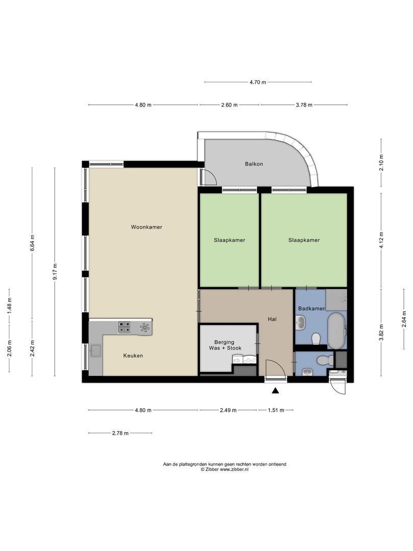 Groot Hoogwaak 209, Noordwijk plattegrond-0