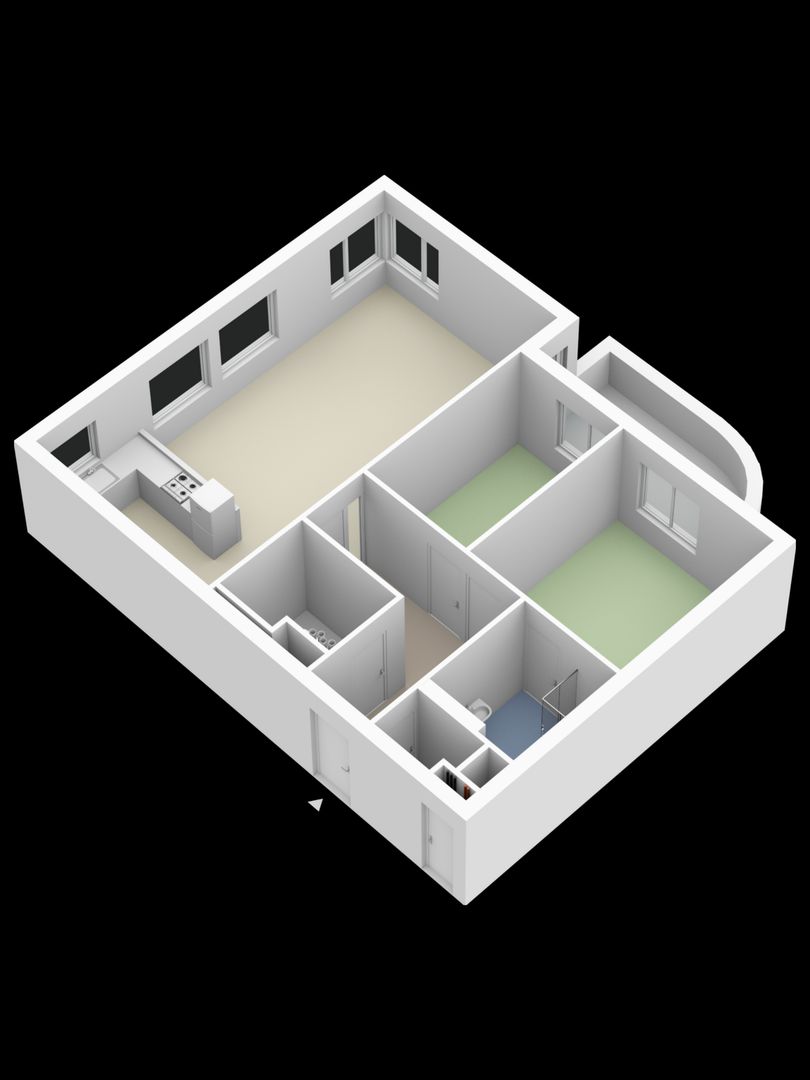 Groot Hoogwaak 209, Noordwijk plattegrond-2
