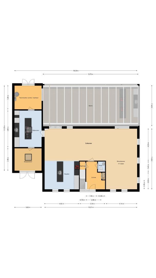 Gerleeweg 7 A, Noordwijk plattegrond-1