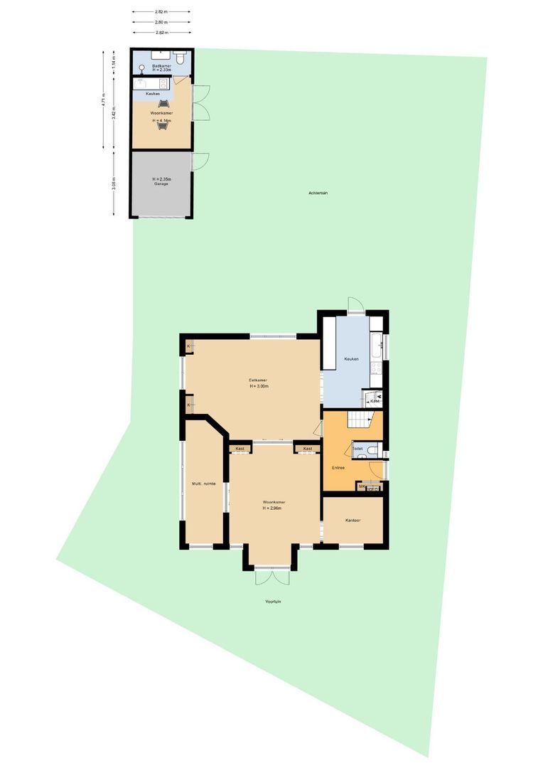Rembrandtweg 5, Noordwijk plattegrond-0