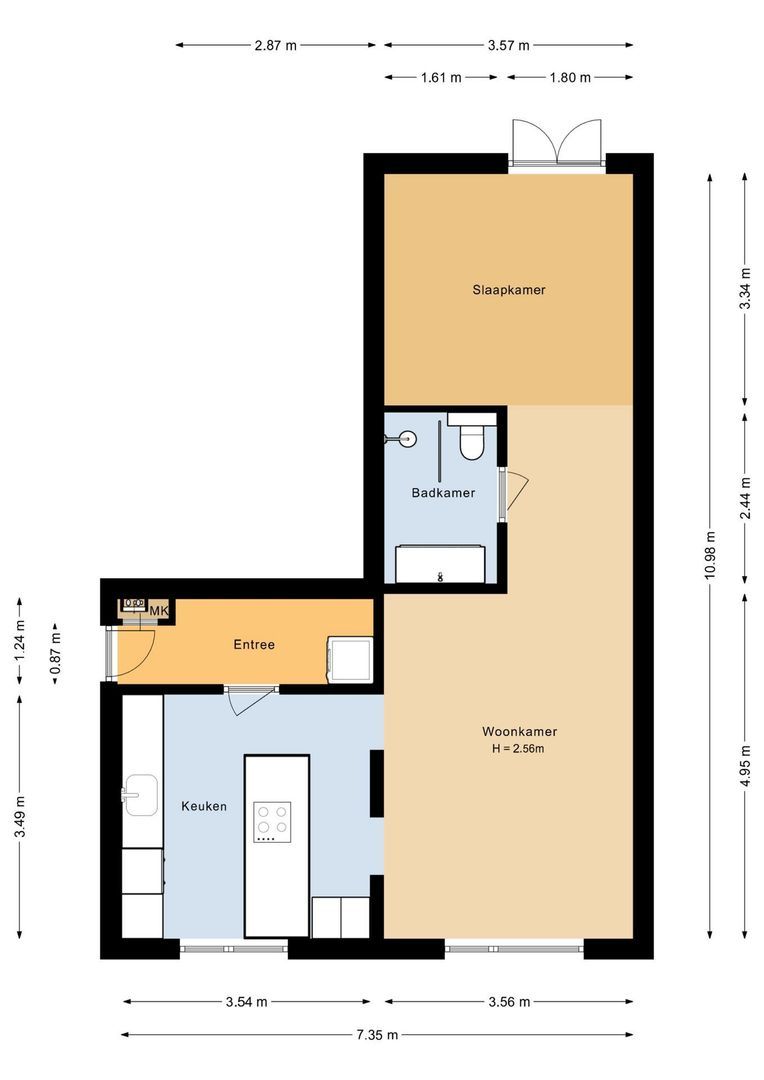 Lavendelhof 8, Noordwijk plattegrond-1