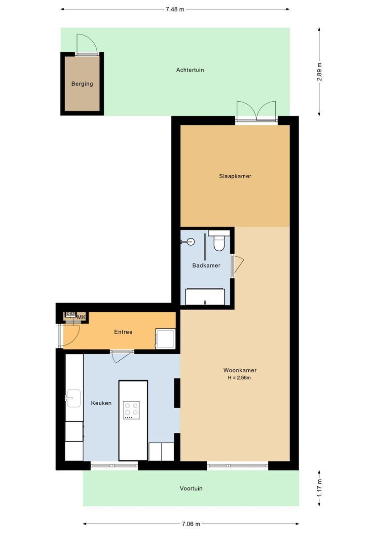 Lavendelhof 8, Noordwijk plattegrond-0