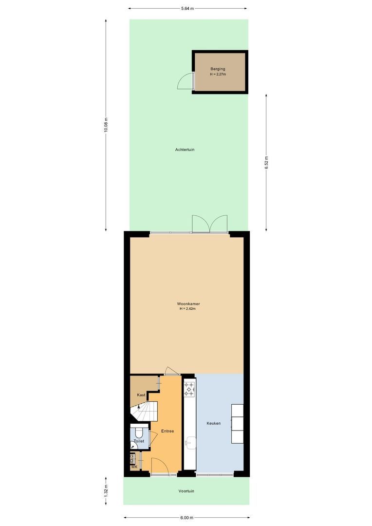 Nico Steenvoordenstraat 19, Noordwijk plattegrond-0