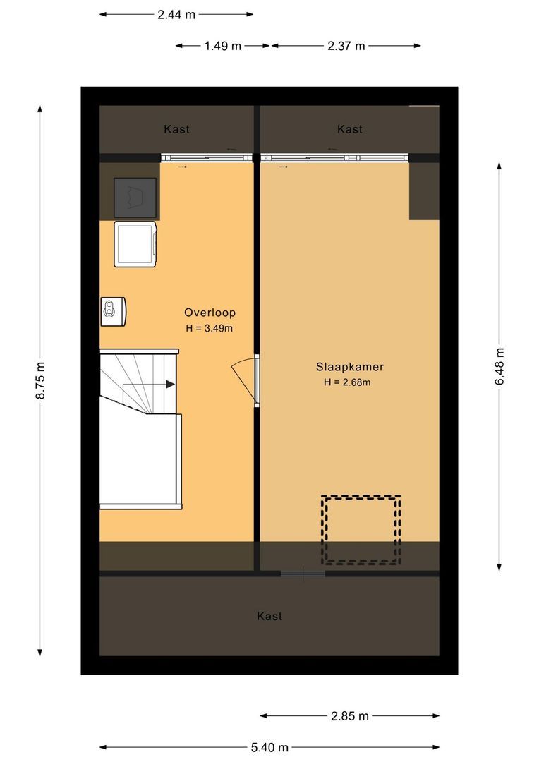 Nico Steenvoordenstraat 19, Noordwijk plattegrond-3