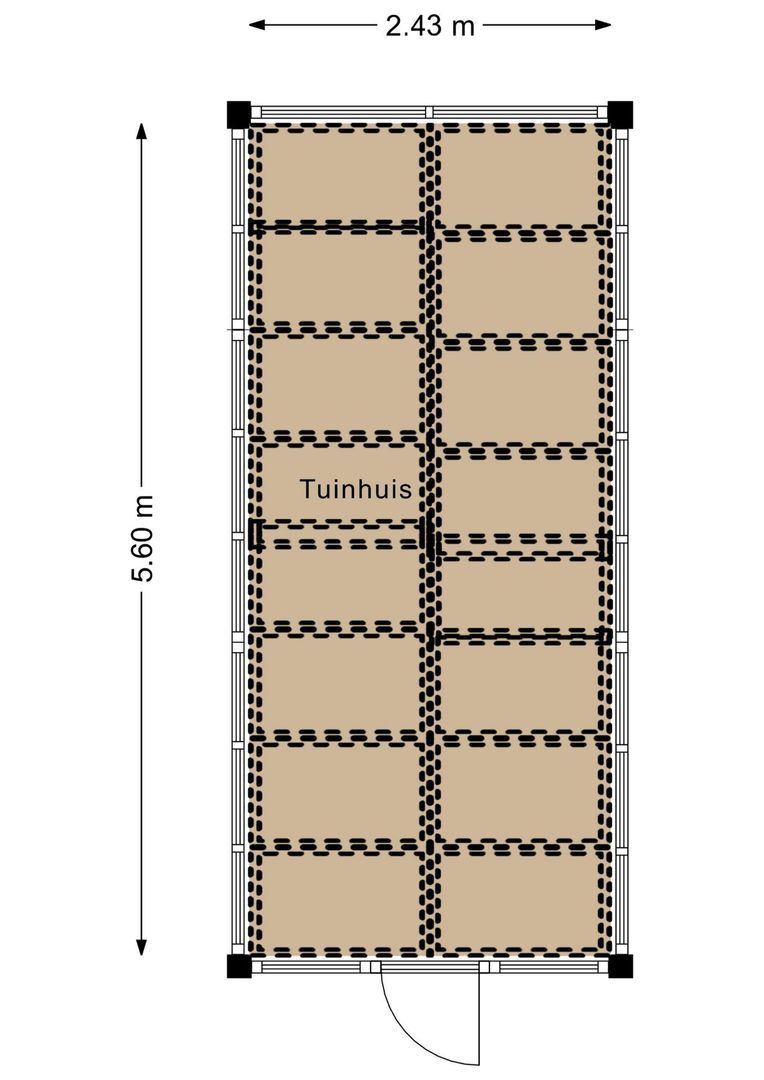Poelweg 16, Warmond plattegrond-4