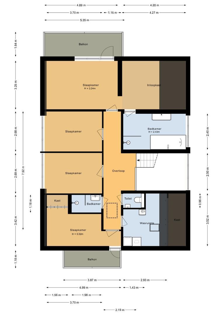 Goohorstlaan 5, Noordwijk plattegrond-2