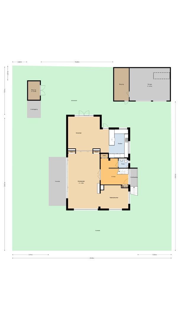 Goohorstlaan 5, Noordwijk plattegrond-0