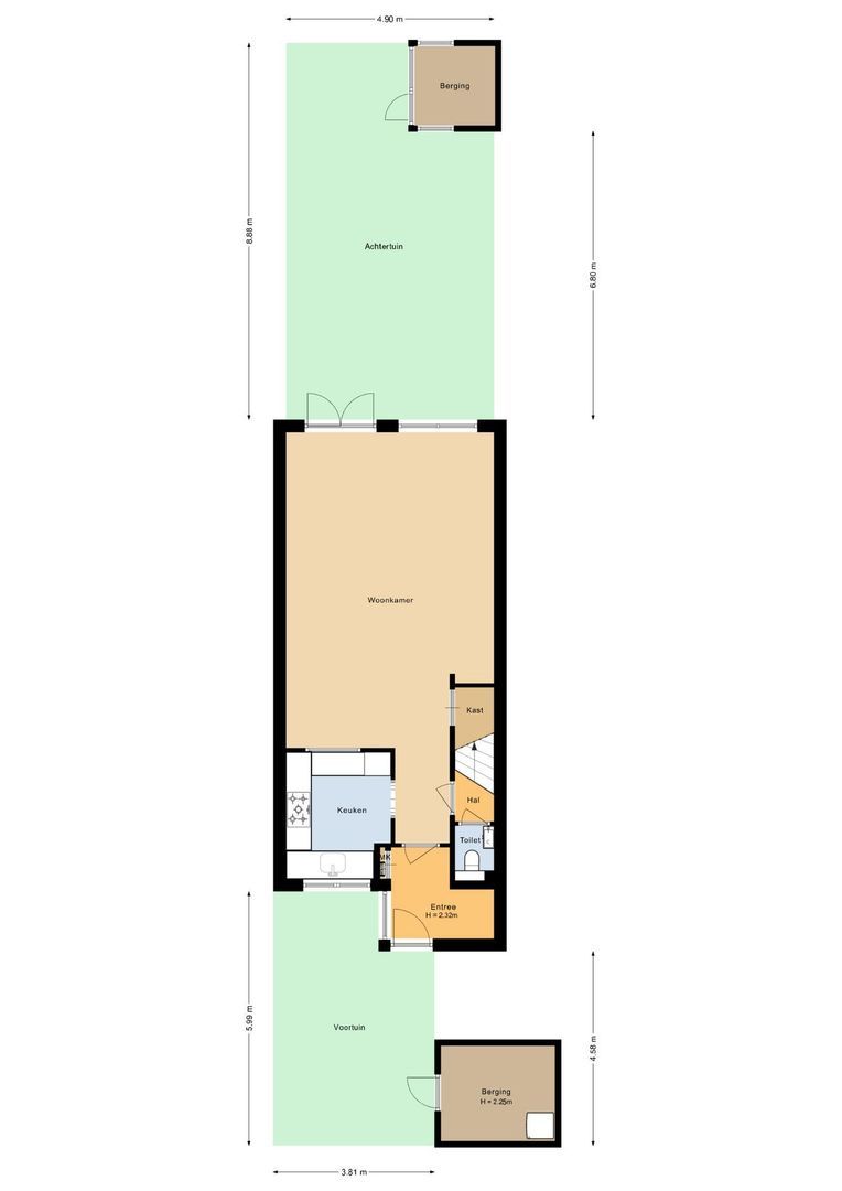 Hoogtij 185, Noordwijk plattegrond-0