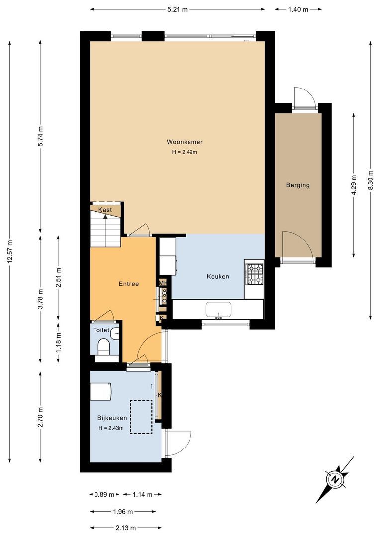 Branding 27, Noordwijk plattegrond-1