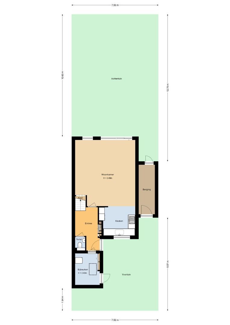 Branding 27, Noordwijk plattegrond-0