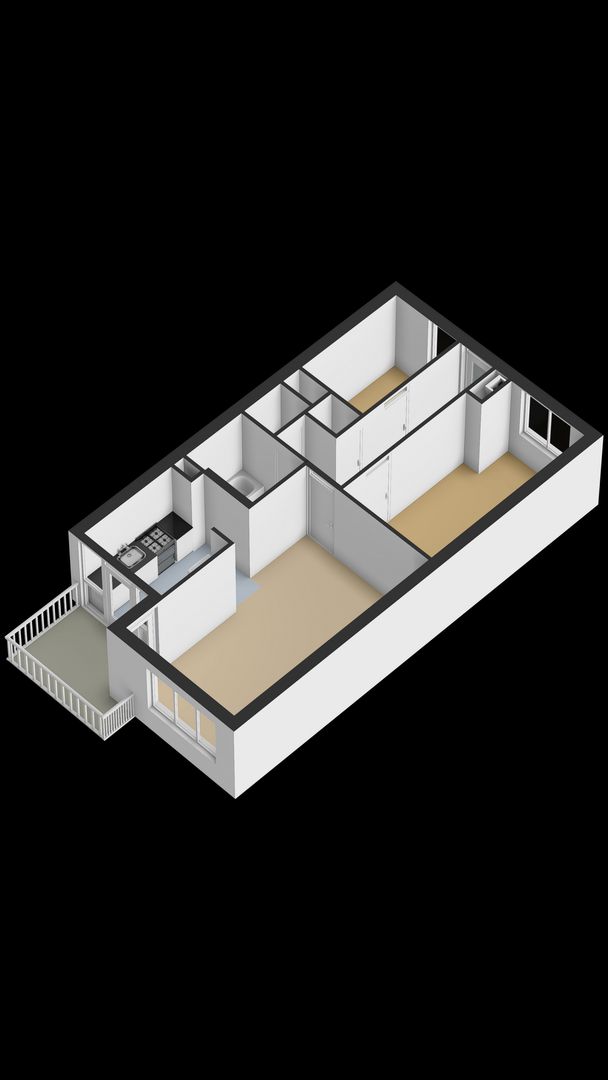 Zandbank 58, Noordwijk plattegrond-2