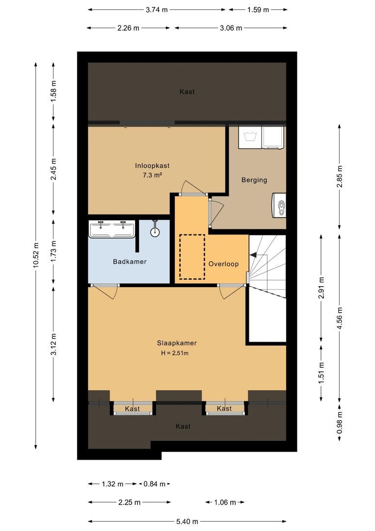 Binnenhof 22, Noordwijk plattegrond-3