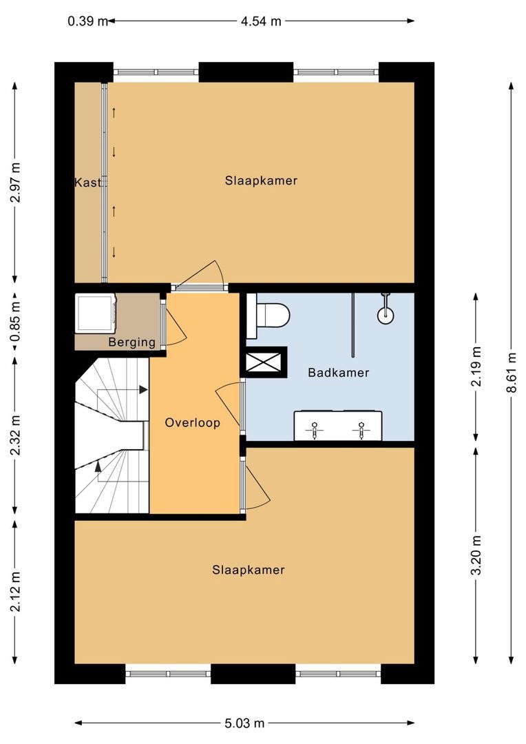 Gerrit Heeringastraat 4, Noordwijk plattegrond-2