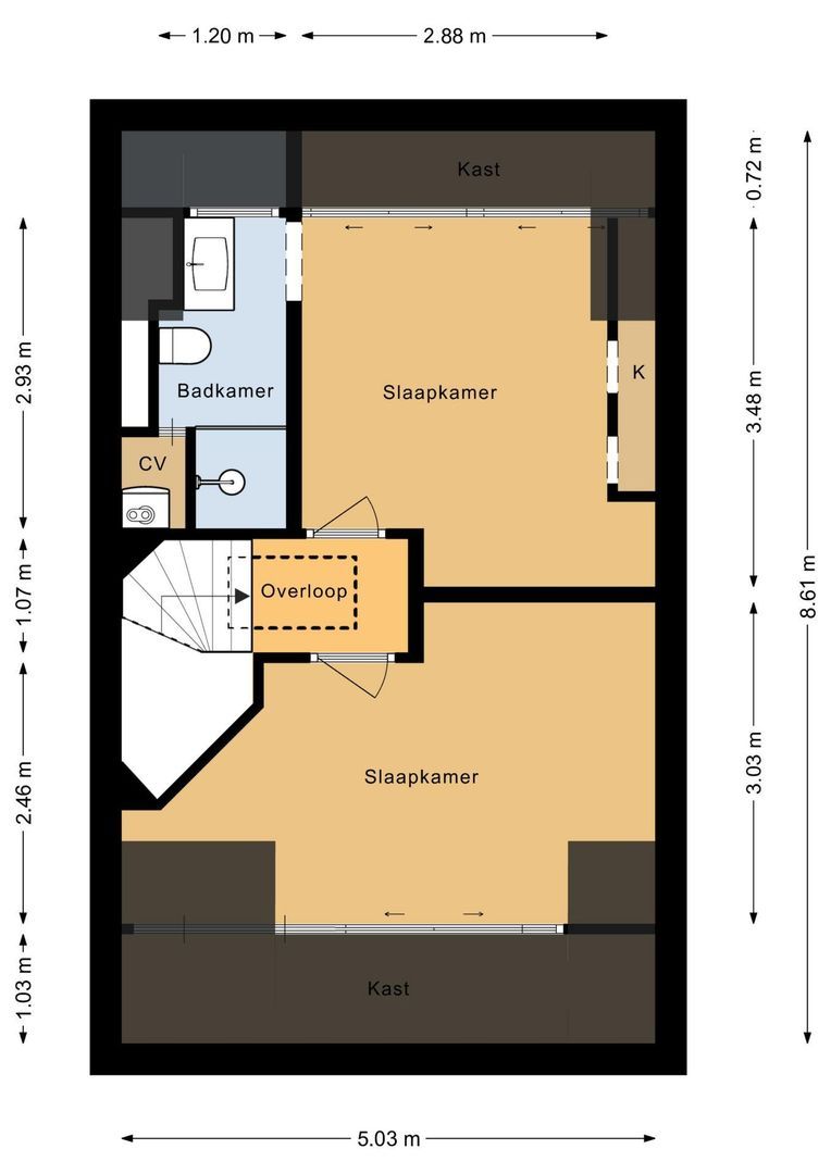 Gerrit Heeringastraat 4, Noordwijk plattegrond-3