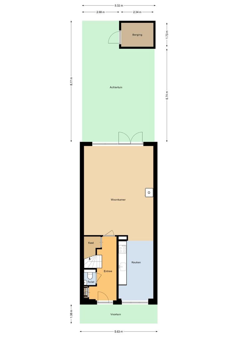 Gerrit Heeringastraat 4, Noordwijk plattegrond-0