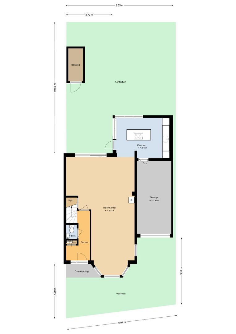 Boerenburgerweg 31 B, Noordwijk plattegrond-0