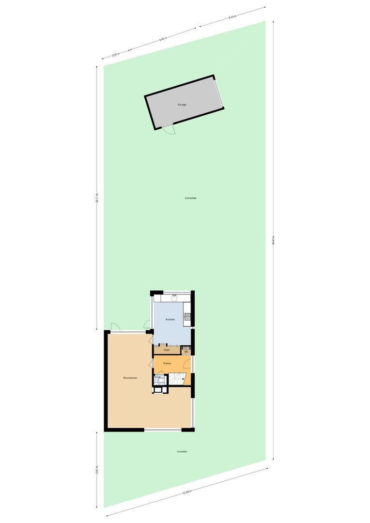 Duinwetering 13, Noordwijk plattegrond-0
