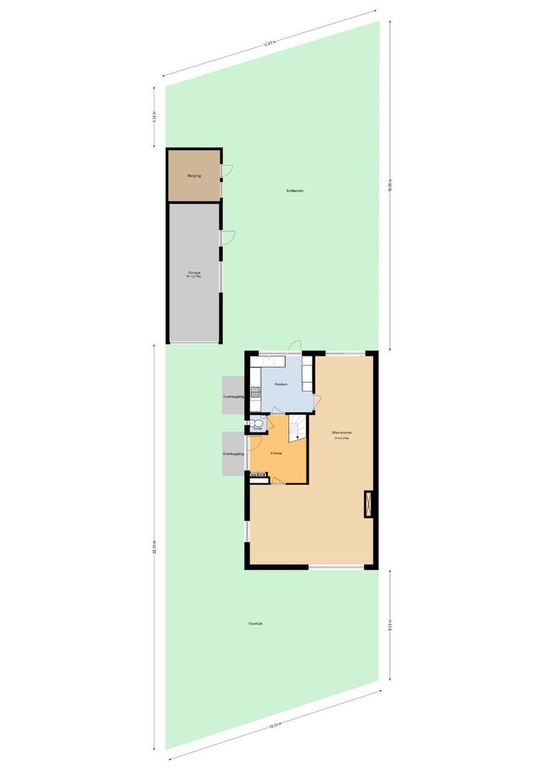 Duinwetering 18, Noordwijk plattegrond-0