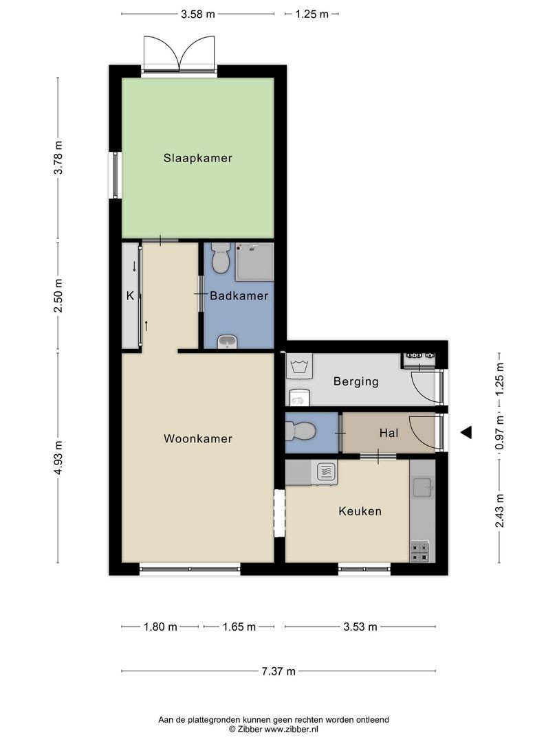 Sondauwhof 1, Noordwijk plattegrond-0