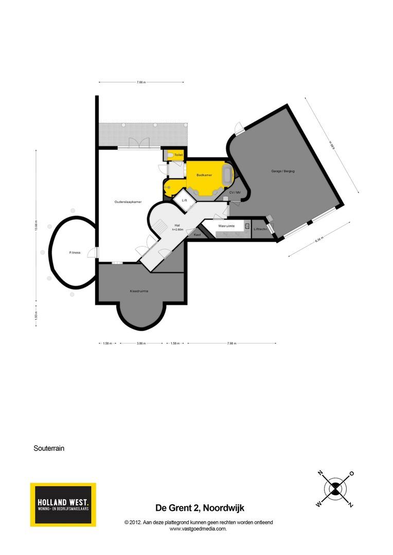 De Grent 2, Noordwijk plattegrond-3